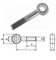 DIN 444 Gözlü Cıvatalar (Halkalı Cıvata) – Yüksek Mukavemetli Çelik ve Paslanmaz (Inox) Seçenekleriyle