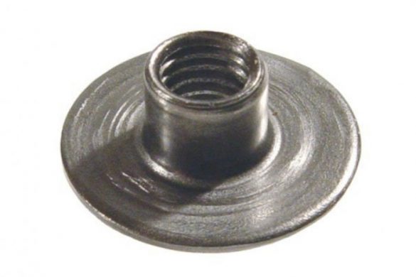 Vidalı Tablalı Somun – Geniş Flanşlı Ahşap ve Mobilya Bağlantı Elemanı